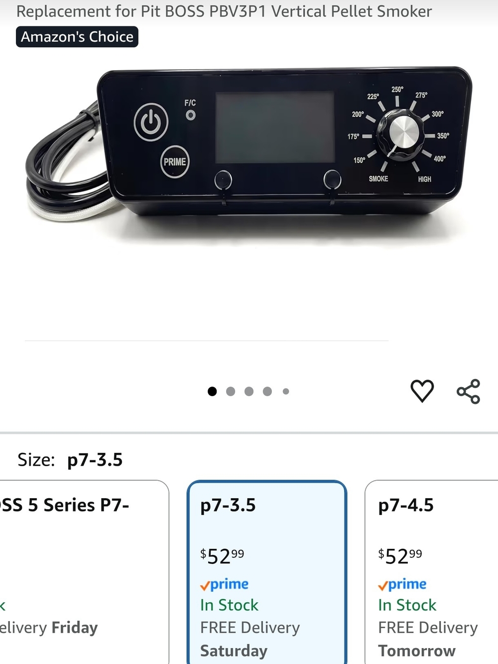 Pit Boss Replacement Digital Control Panel